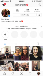 Instagram Profile Pager